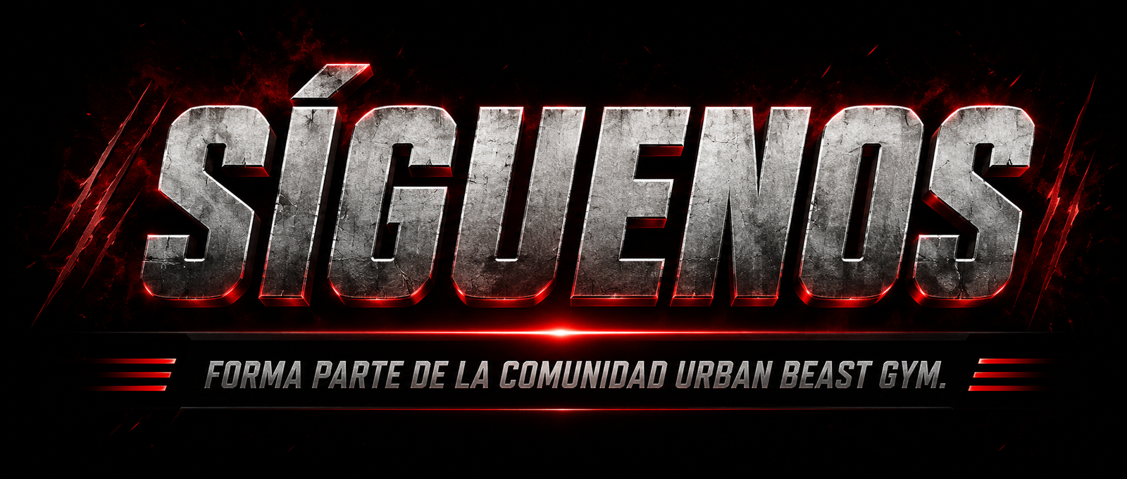 Síguenos Urban Beast Gym